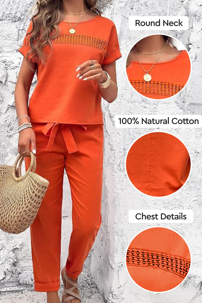 100% Cotton Total Comfort Two-Piece Set