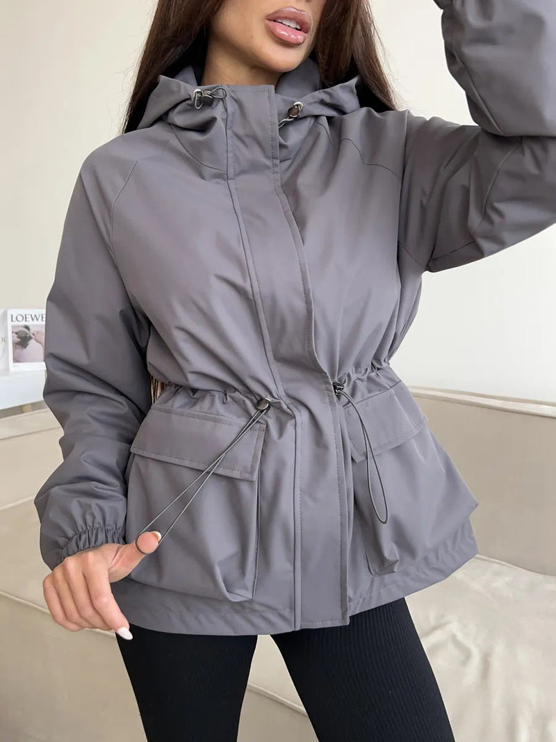 Waterproof Long-Sleeve Hooded Outdoor Hiking Jacket