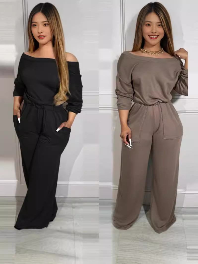 Elegant Plus-Size Wide-Leg Jumpsuit for Fashion Lovers