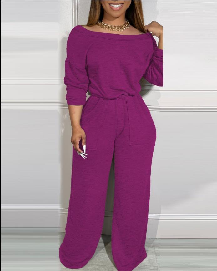 Elegant Plus-Size Wide-Leg Jumpsuit for Fashion Lovers