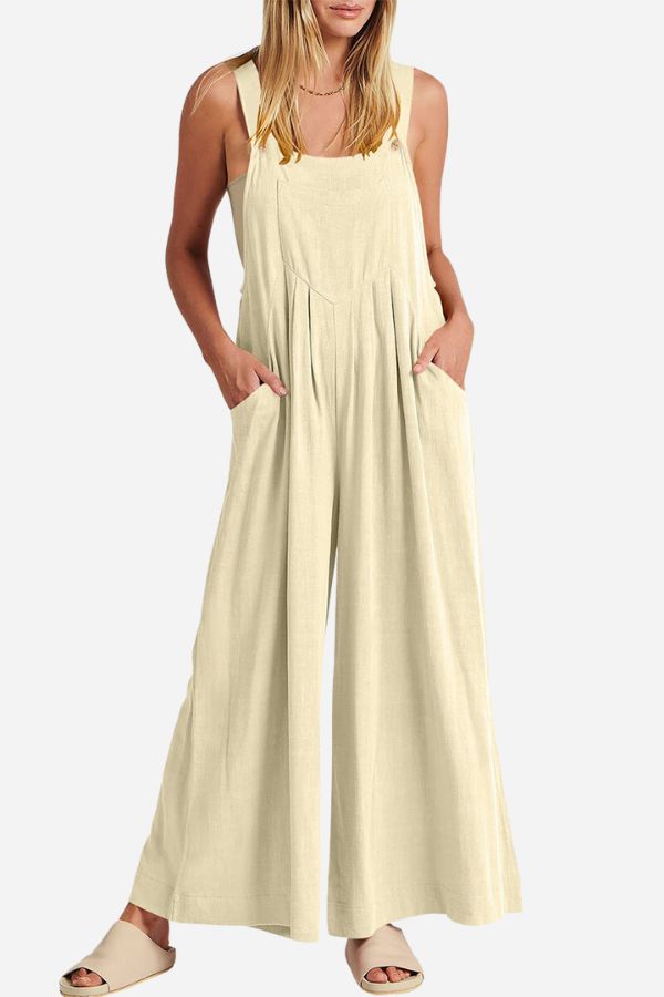 Free-Flow Wide Leg Overalls