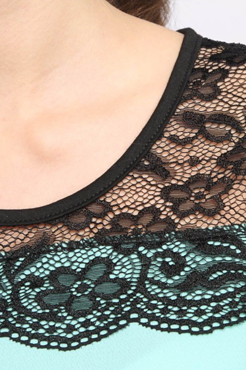 Lace Chiffon Casual Blouse