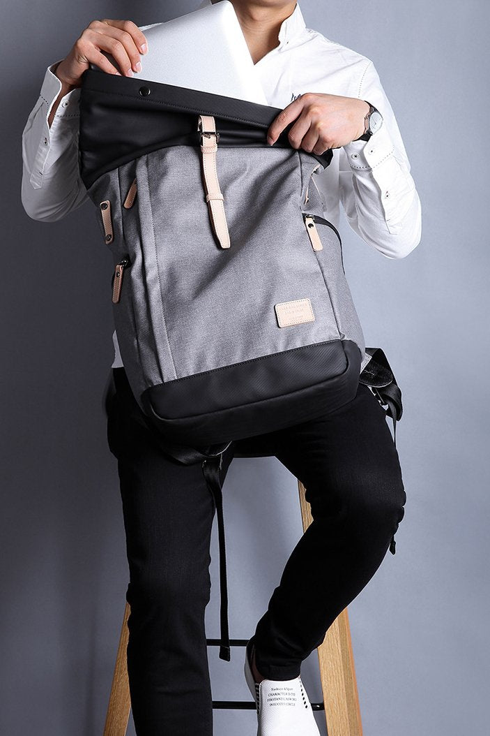 Rolldown Buckle Laptop Backpack