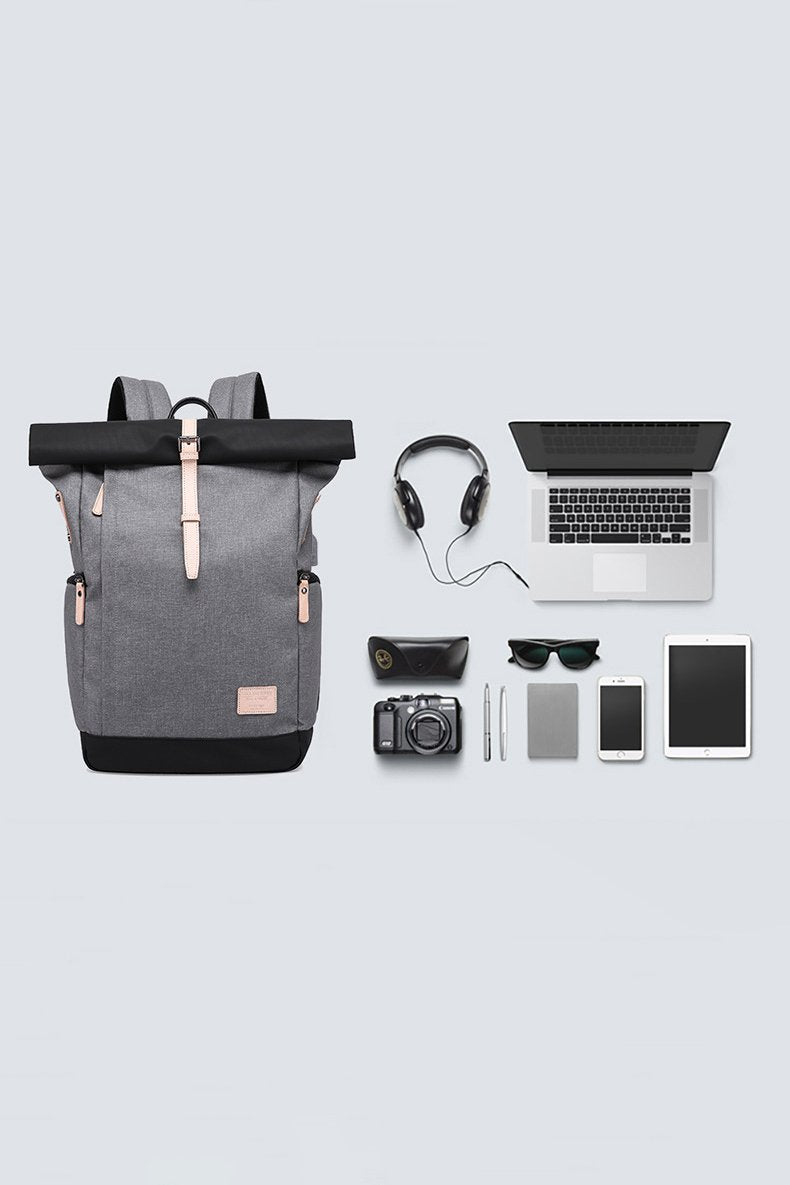 Rolldown Buckle Laptop Backpack