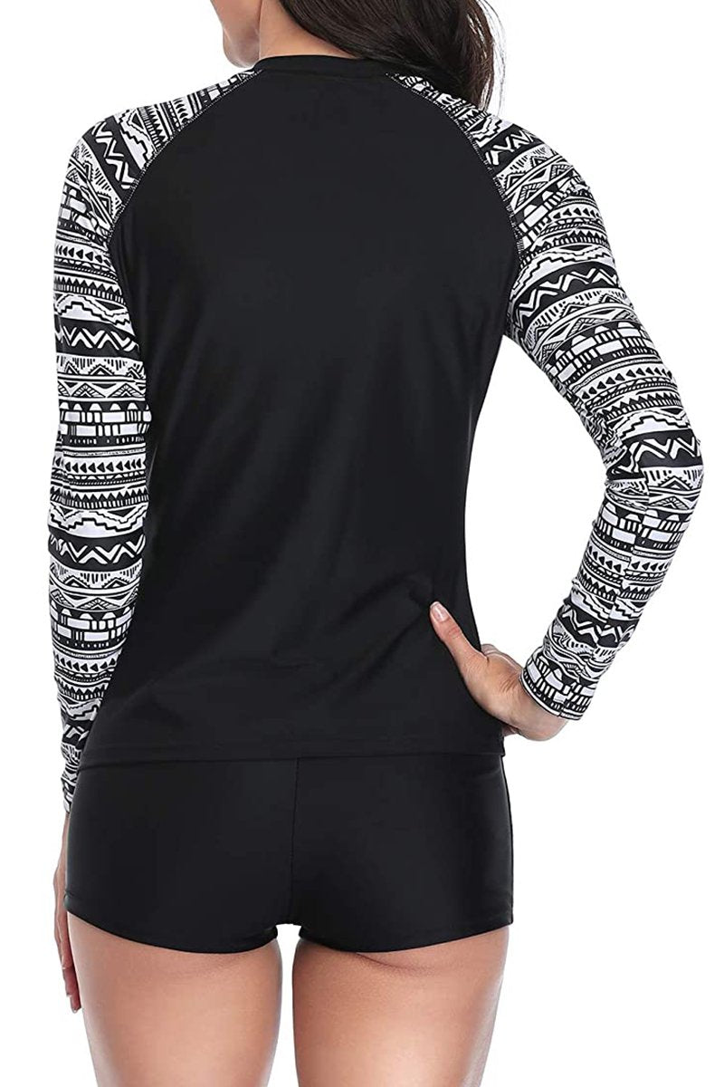 Women Rash Guard Swimsuit